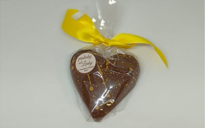 Plnn okoldov srdce - karamel v mln okold