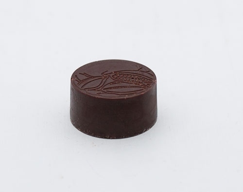 Pralinka peprmintová náplň v hořké čokoládě