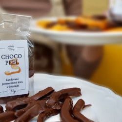 CHOCO PEEL - kandovan� pomeran�ov� k�ra v ml��n� �okol�d� 