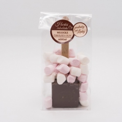 Hork� �okol�da kostka - ml��n� belgick� �okol�da s mini Marshmallows (60g)